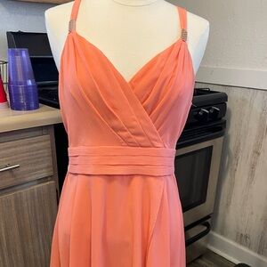 White House Black Market Coral Mini Dress